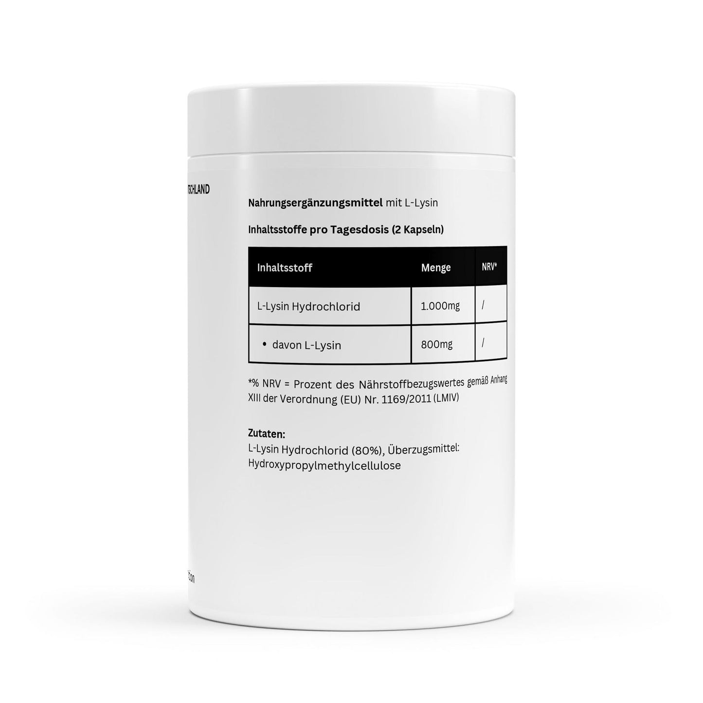 L-Lysin – Hochdosiert für Muskelkraft & Immunsystem – 100 Kapseln 🧬