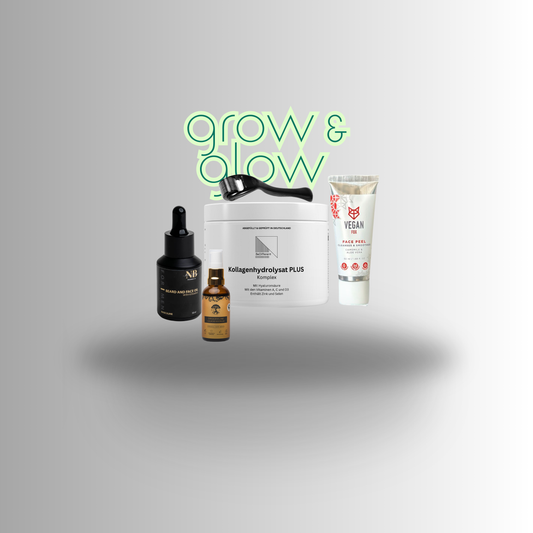 GROW & GLOW Set – Für Bart, Haare & Haut 💥🌿