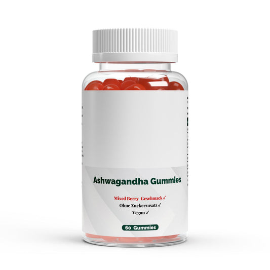 Premium Ashwagandha Gummies 300 + Vitamin B6 – 60 Stück